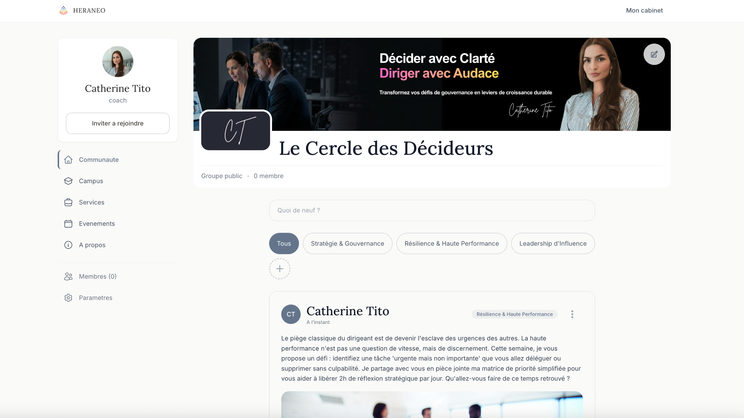 Votre espace communautaire