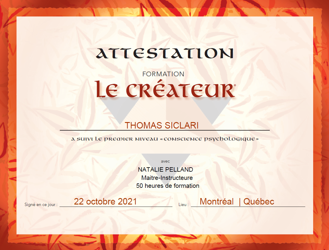 Certificat