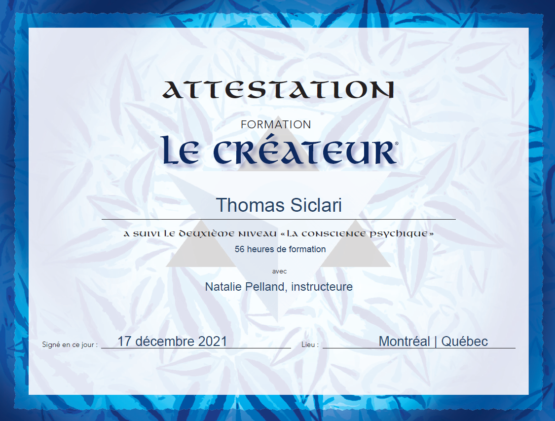 Certificat