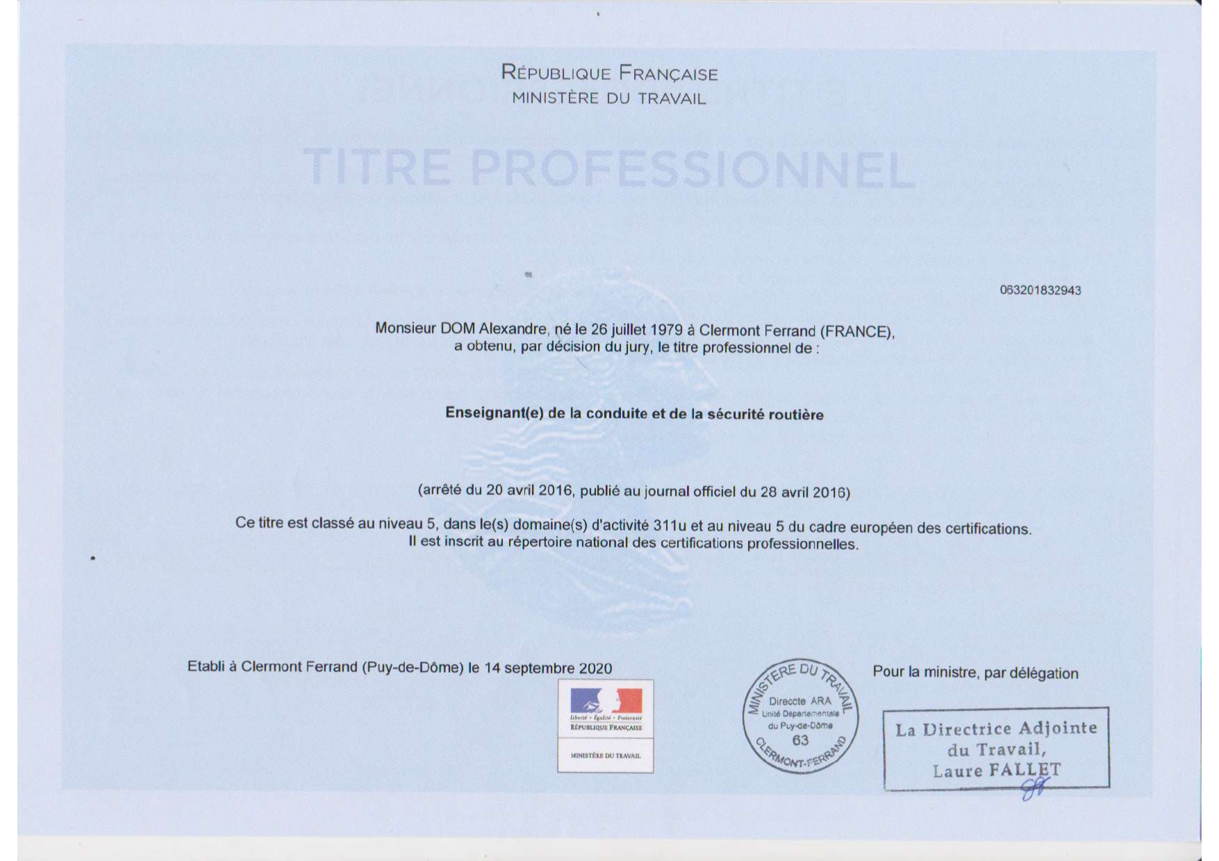 Certificat