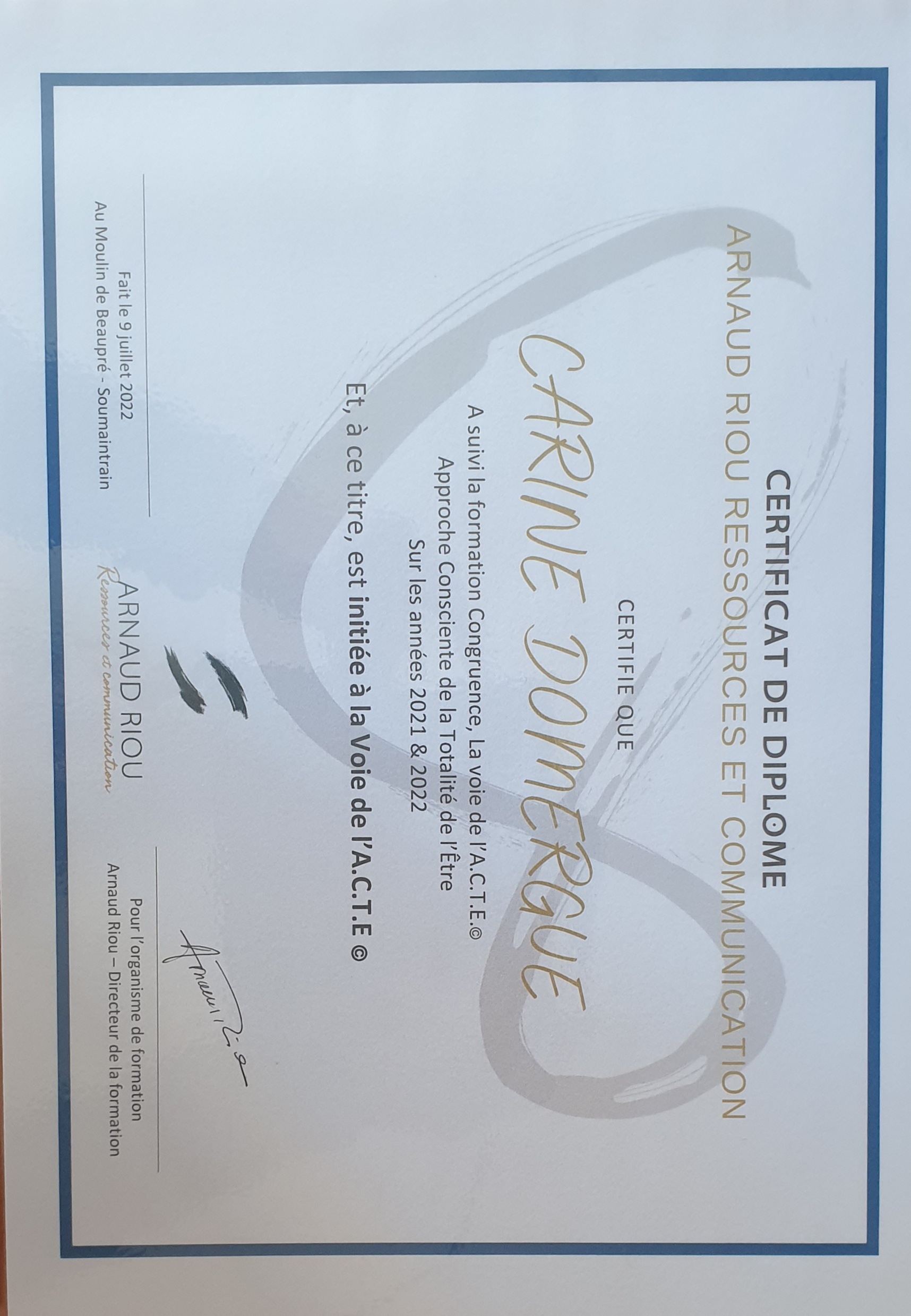 Certificat