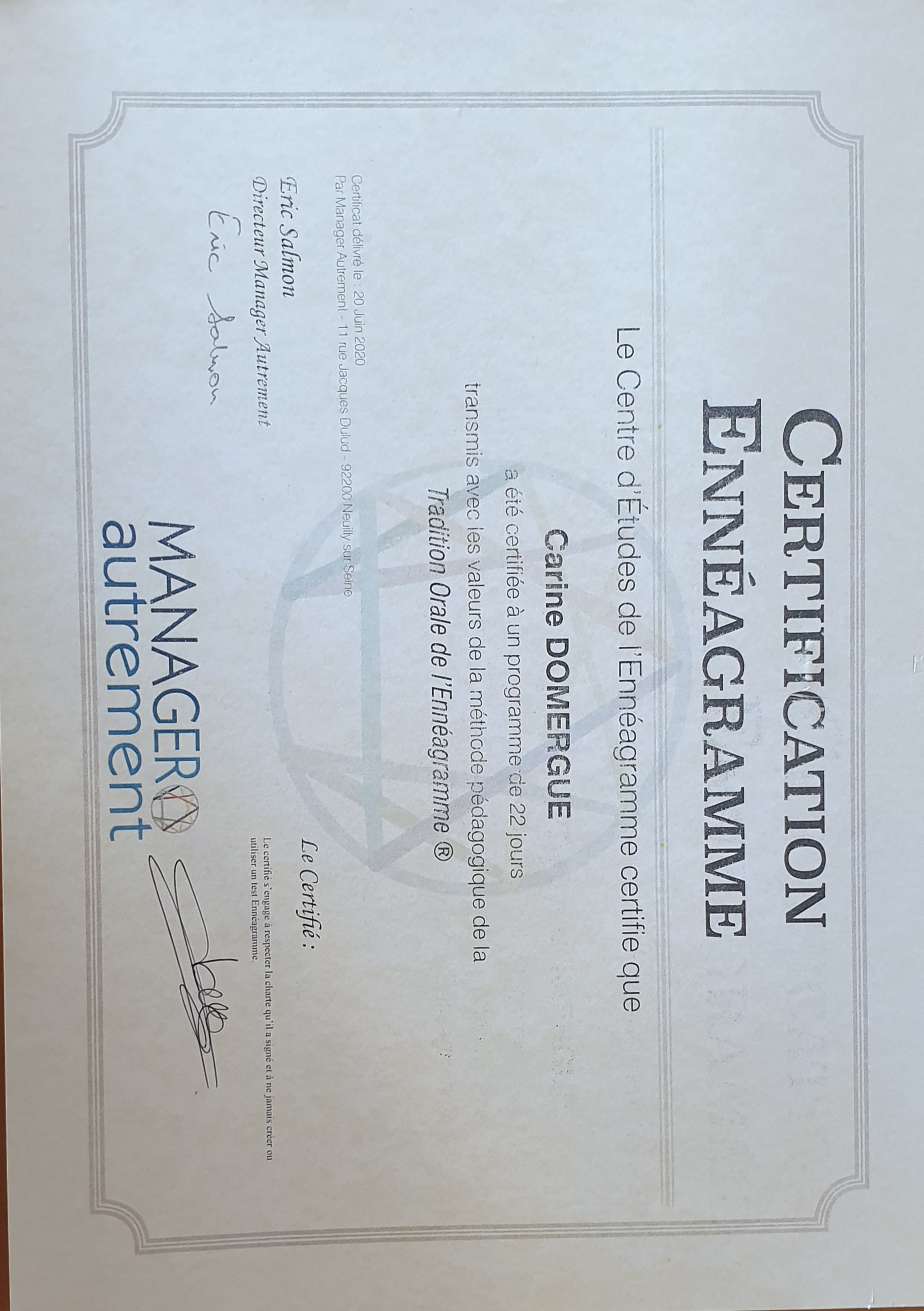 Certificat