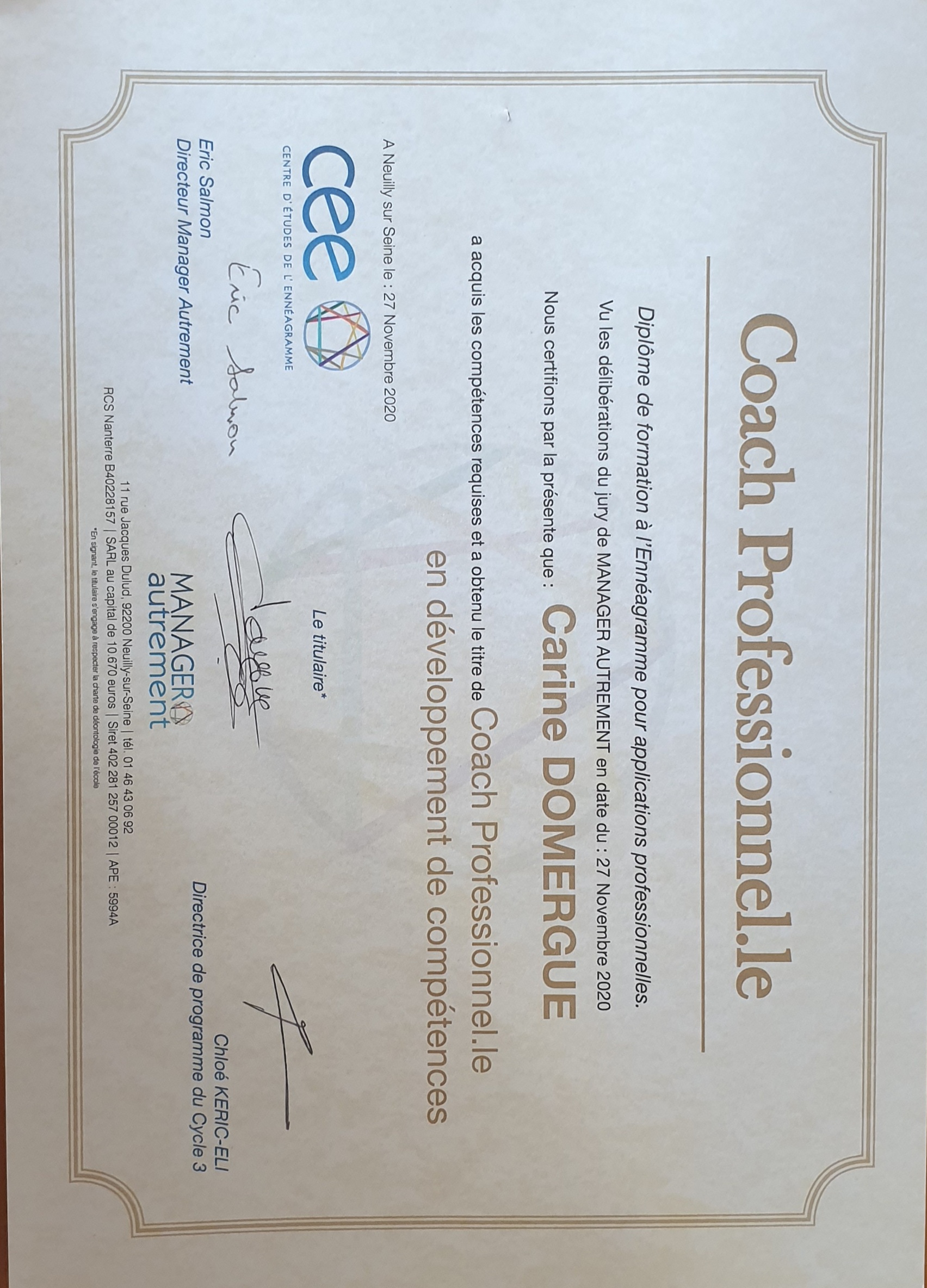 Certificat