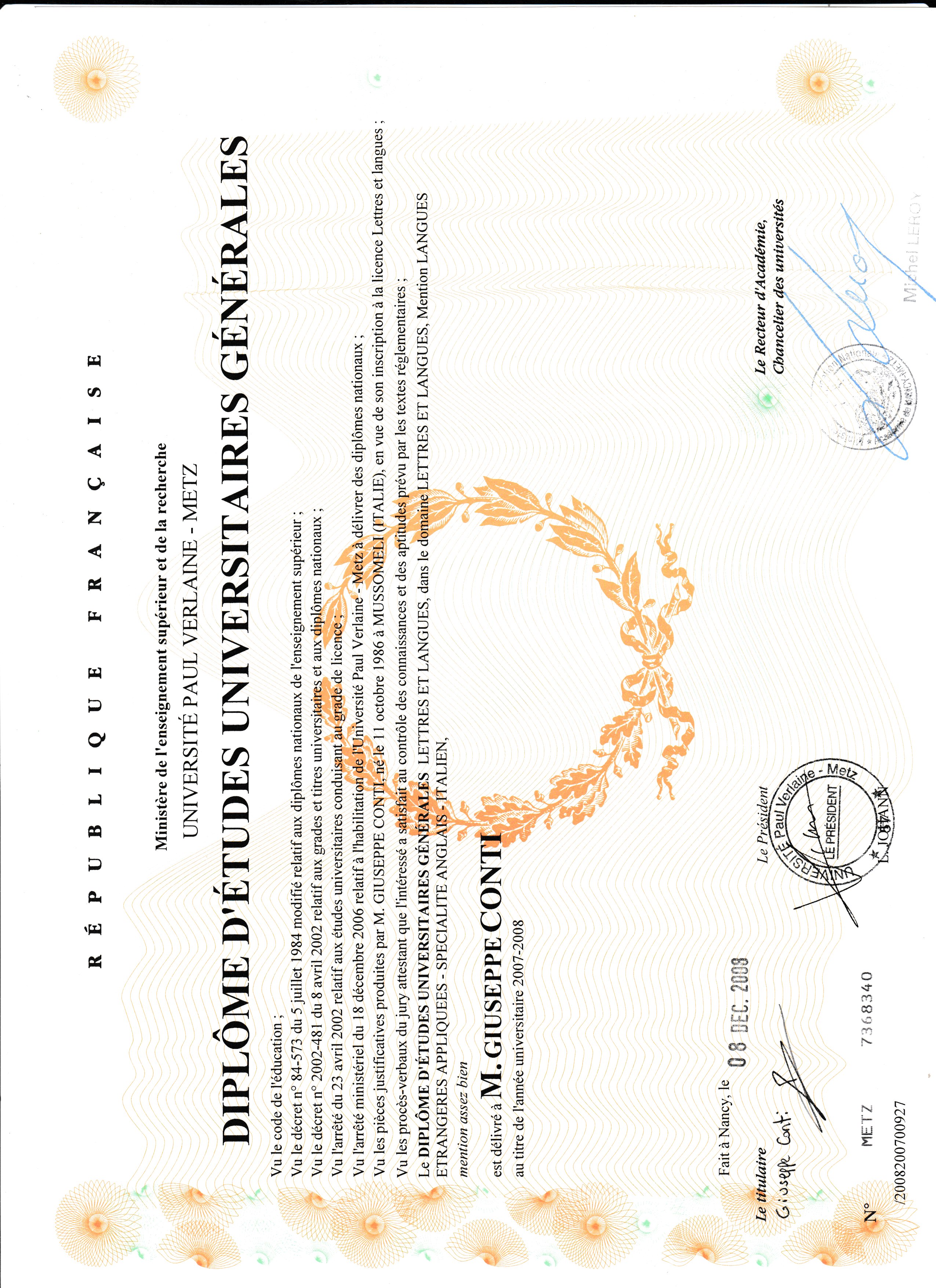 Certificat