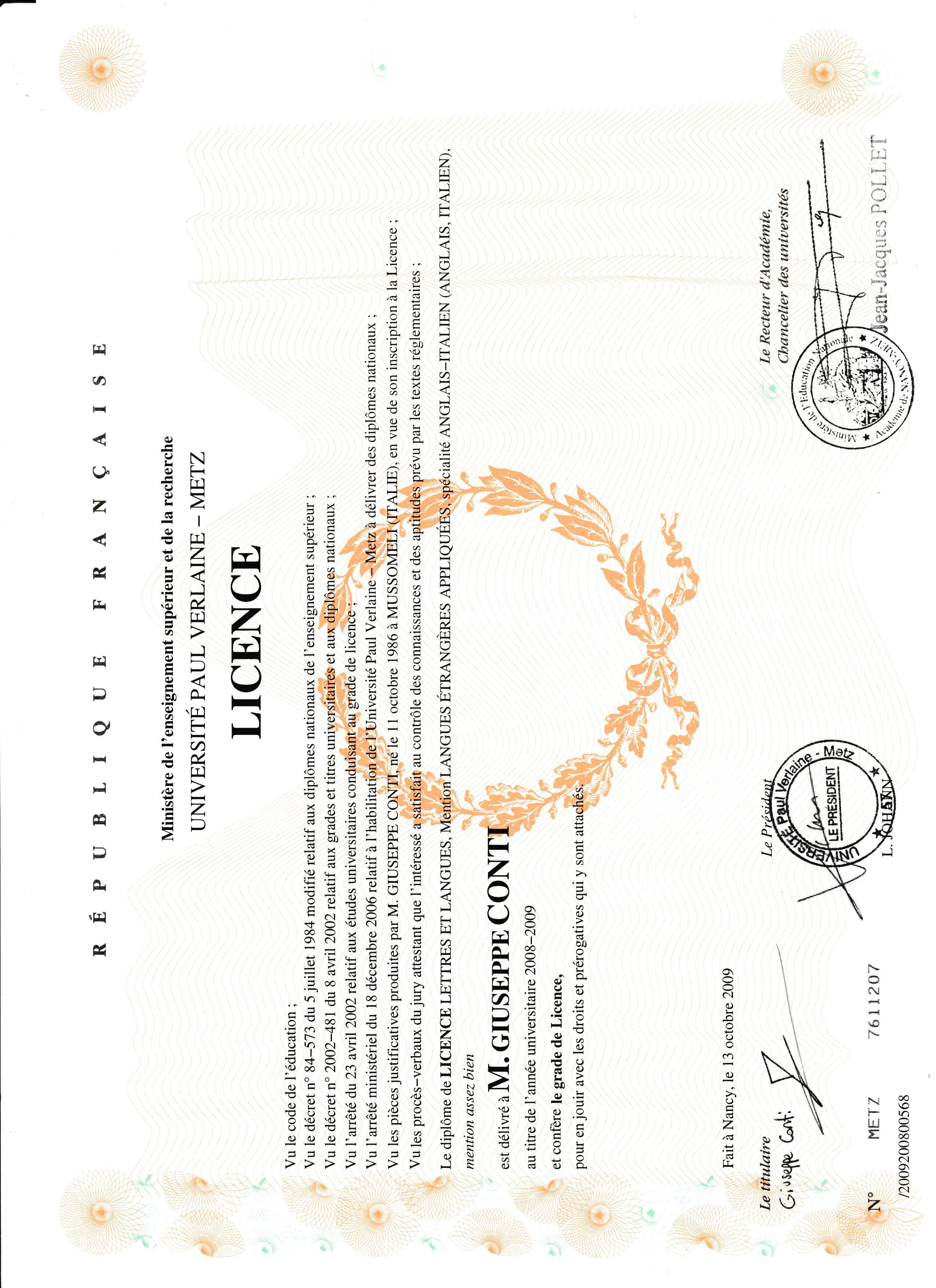 Certificat