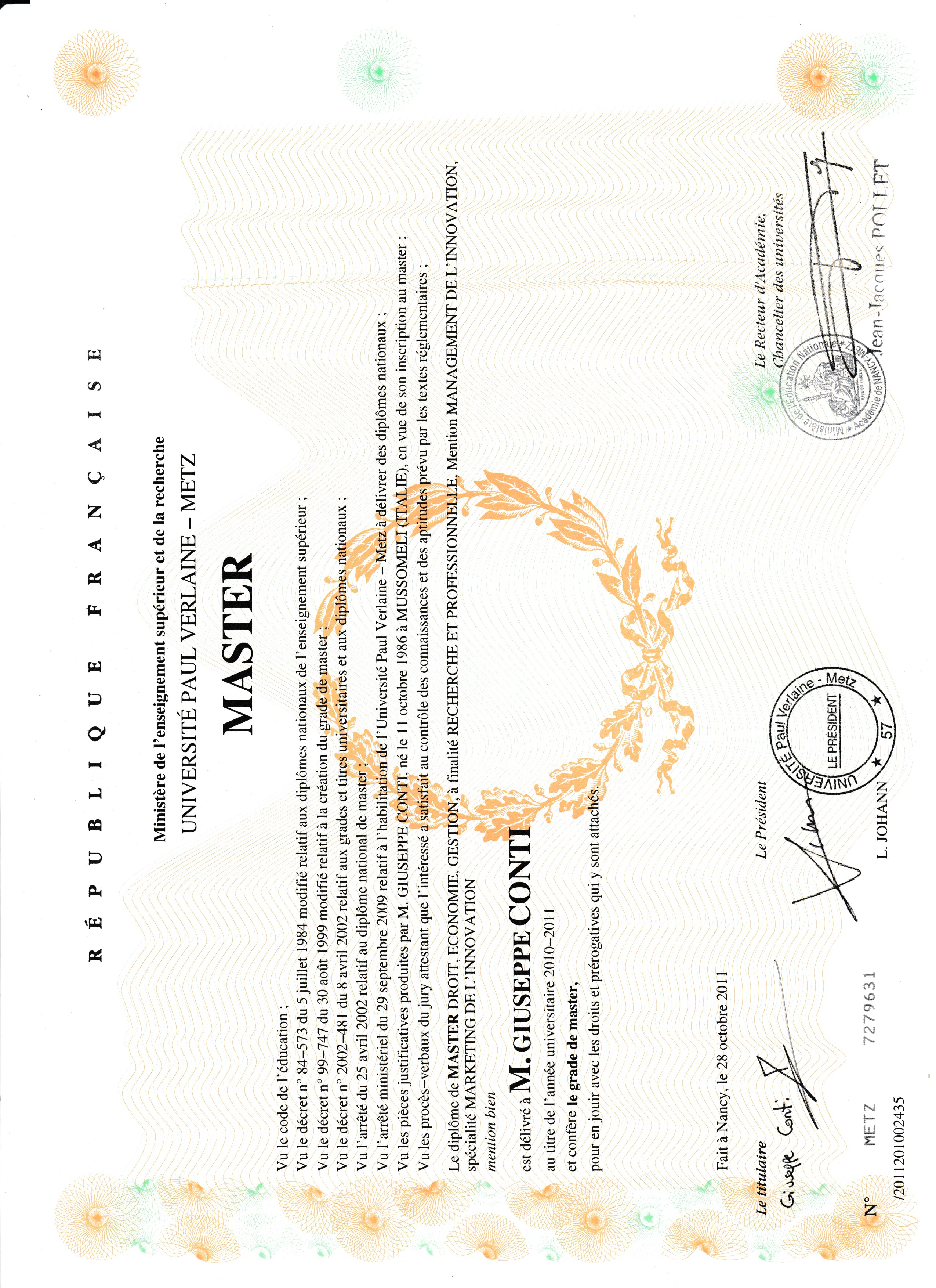 Certificat