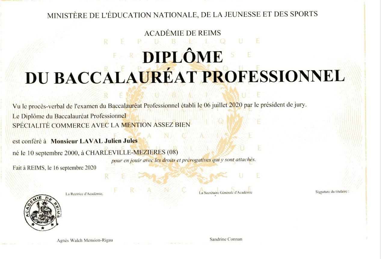 Certificat